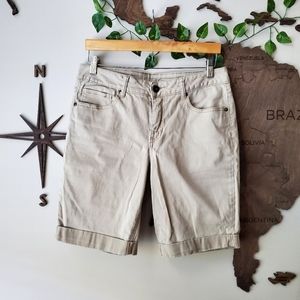 Faded Glory Tan Bermuda Shorts
